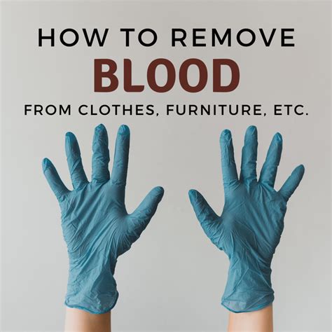 can fake blood come out of clothes|what removes blood from fabric.